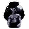 Boxer Mike Tyson (Mike Tyson) commemorates boxing horse boxing fans' long-sleeved sports hoodie 201020