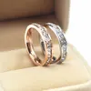 Klop meisjes geometrische ring gevulde roos gouden ring belofte bruiloft verlovingsringen voor vrouwen beste geschenken Q0708