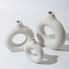 Vilead Ceramiczny Dekoracyjny Hydroponiczny Wazony Kwiatowe Kreatywne Nowoczesne Figurki domowe do wsparcia wystroju wnętrz dla sadzarki 211118