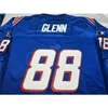 Chen37 Custom Rare Men #88 Terry Glenn Game slitna Retro Jersey 1999 med Team Man College Jersey Size S-5XL eller Custom något namn eller nummer Jersey