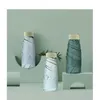 Styl Nordic Creative Ultra-Light Compact Mini Przenośna pięciokrotna ochrona UV podwójny parasol winylowy