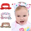 Baby Mädchen Stirnbänder Weihnachten Boutique Haarschmuck Kids Bunny Knoten Elastisches Stirnband Zubehör Infant Dot Headwear für Toddler Kha80