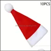 Noel Şenlikli Parti Malzemeleri Ev Gardenchristmas Süslemeleri 5/10 adet Şapka Cep Çatal Bıçak Çatal Tutucu Santa Yıl Sofra ER 13 *