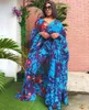 Abbigliamento etnico Abito maxi in due pezzi e pantaloni Completi taglie forti Abiti africani per donna Tuta Abiti caftano Boubou Robe Vetement Femme