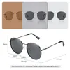 Cyxus retro stil polariserad solglasögon UV400 skydd rund formlins för män Kvinnor Sun Eyewear 1003