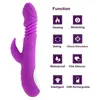 NXY Vibrators Rabbit Vibrator Female Women Sex Toys Products Swing Rotation Vibration Stimulate Vagina Clitoris G-spot Dildo with Heating 0105