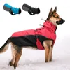 Veste d'animaux d'hiver chaud gros manteau de chien réfléchissant vêtements de chien de chien réglable animaux de compagnie vêtements vêtements pour chiens de taille moyenne allemande shepherd 211106