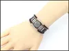 Multilayer Leather Bracelet Ancient Anchor charm Black Brown Bracelets Wristband Bangle Cuff for Women Men Fashion Jewelry Will and Sandy