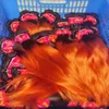 Golden Blonde Brown Straight Hair Malaysian Weft Bunds 50g/Piece 15st/Lot Lovely Street Walker Fashion