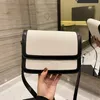 Klasik Solferino Kutusu Omuz Çantası Flap Çanta Bronz Harfler 5a Kaliteli Deri Kanvas Moda Kadın Çanta Çanta crossbody çanta