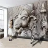 American Vintage 3D-Tapete, dreidimensionales, hochauflösendes Relief-Tier-Wandbild, Heimwerken, Wohnzimmer, Schlafzimmer, moderne Tapeten