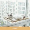 Letti per gatti Mobili per animali domestici Amaca per gatti Appesa a una comoda finestra con coperta Sedile soleggiato Forniture per ripiani morbidi