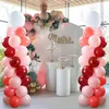 Party Decoration Balloon Rectangle Arch Holder Ring With Stand Bracket For Wedding Birthday Column Baby Shower