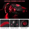 Headset Lights Gaming voor PS4 PC Xbox One Stereo Ruisonderdrukkende bedrade gamerhoofdtelefoon met microfoon Auricu