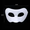 Party Masks Festive Supplies Home Garden Diy Environmental Protection White Masquerade Mask Halloween Blank Hand Ding Facemask T9598424