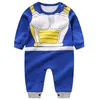 Tute Vestiti per neonati Pagliaccetti nati Tute in cotone organico Dragon DBZ Ball Z Costume di Halloween Pigiama infantile Tutina