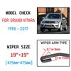 Per Suzuki Grand Vitara 1998 ~ 2017 1999 2000 2005 2008 2010 2013 2014 2015 Accessori Blade anteriore del tergicristallo anteriore per auto