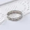 925 Sterling Silver Ring Women Celtic Knot Eternity Wedding Band High Polish Classic Stackable Simple Rings Sale