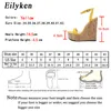 EILYGEN Open teen enkelband platform wiggen vrouwen sandalen super hoge cover hak gladiator damesschoenen gesp zomer sandalen J2023