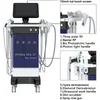 Máquina de dermoabrasão hidrelétrica Ultrassom Face Hydra Peel Microdermoabrasão Poro de vácuo Limpo Cuidado com lavadora de pele Equipamento de beleza 11 PCs Handles