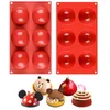 Half Cake Molds Sphere Silicone for DIY Baking 3D Ball Deserts Round Pudding Mousse Cake Mold Kitchen Accessories