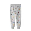 Jumping Meters Arrivée Cordon Garçons Pantalons de survêtement avec voitures Imprimer Mode Sport Bébé Pantalons longs Pantalons pour automne hiver 210529