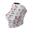 52 stilar Baby Floral Feeding Nursing Cover Nyfödd Småbarn Amoseeding Sekretess Scarf Cover Sjal Bilstol Struller Canopy Tools 62 Y2