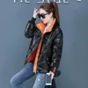 Women's Down & Parkas Stand Collar Thick Bubble Coat Solid Casual Glossy Cotton Padded Jacket For Female Winter Shiny Short Guin22