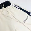 2021 Ny högkvalitativ designer märke män shorts reflekterande brev High street hip hop sport shorts lös hoodie shorts x0628