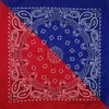 Nowy projekt modowy Hip Hop Bandana Square Square Nerrwerkew Scyt Tabel Dye Black Red Paisley Gifts for Womenmenboysgirls5306457