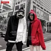 Ing Quality Double Cap and Women Couple Hoodies Sweats pour hommes pour hommes Hood Haruku High Loose Street Wear 201020
