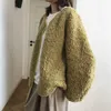 Xitao estilo coreano mulher jaqueta elegante moda plus size casaco mulheres engrossar Manter quente wild streetwear inverno top dzl1949 211014