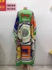 Ethnische Kleidung Kuwait Modeblogger empfehlen gedruckte Seiden Kaftan Maxi Kleider Lose Sommer Strand Bohemian Langes Kleid für Lady319s