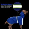Imperméable pour chiens eau imperméable chien manteau jaquette refective chien imperméable vêtements pour petits grands chiens de grande taille Labrador S-5XL 3 couleurs 211106