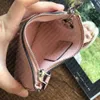 Topp M69508 Key Pouch Bag Designer Women Cowhide Perforated Leather Mini Pochette Cle Zippy Card Holder Coin Purse Belt Charm KeyC323V