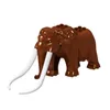 H004 Animal Building Blocks Brick Minifig Camel Mammoth Elephant Mini Action Figur Toy Gift för Barn Boy Kid