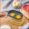 Egg Tools Kitchen Kitchen, Dining & Bar Home Garden Plastic Separator White Yolk Sifting Chef Cooking Gadget Drop Delivery 2021 Hfdaq