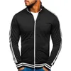 Mäns Jacka Svart Casual Coat Baseball Bomber Jacka Streetwear Tunna Vår Höst Kör Rörelse Jackor Män 210723