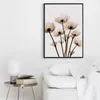 絵画花キャンバスエレガントな詩モダン3ピース透明ホワイト植物ポスタープリント写真シンプルウォールアート家の装飾