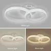 Ceiling Lights Garwarm Modern Light Dimmable Acrylic Circle Ring Remote Control Lighting Flush Mount For Bedroom Living Room Kitchen