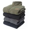 Vinter Outwear Tjock Varm fleece Mäns Jacka Parkas Coat Spring Casual Outfits Tactical Army Bomber Veste 211217