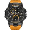 Montre-bracelets Smael 2021 Hommes regarde Fashion Sport Super Cool Quartz LED Digital montre 50m.