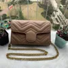 Najwyższej jakości kobiety łańcuchowe torby na ramię Crossbody Lady Tourse Messenger Bag Designer torebki Portfelki
