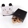 Small Candy Box Cookies Chocolate Bear Rabbit Gift Paper Bags Kids Birthday Cartoon Gift Box Packaging Wedding Favors