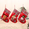متوسطة الحجم عيد الميلاد تخزين هدية الحلوى كيس نويل ديكورات المنزل مع أجراس Navidad Sock Xmas Tree Decor