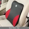 Seat Cushions 2022 Car Neck Pillow Headrest Lumbar Support Cushion Back Memory Foam Ergonomics Travel For Driver Chair