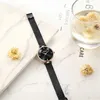 Klassieke zwarte dameshorloges met strass vrouwen mode stalen mesh horloge curren vrouwelijke polshorloge jurk quartz klok geschenk Q0524