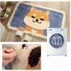 Animal chien tapis tapis de porte Akita et Kirky tapis doux tapis mignon maison salle de bain par porte tapis absorbant cadeau antidérapant 210727