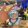봉제 징글 고양이 도라에몽 귀여운 가방 장식품 만화 커플 인형 학교 가방 장식품 인형 쥬얼리 키 체인 G1019
