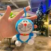 Plush Jingle Cat Doraemon Cute Bag Ornaments Cartoon Couple Doll School Bag Ornaments Doll Jewelry Keychain G1019